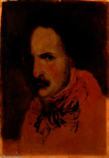 Wikioo.org - Bách khoa toàn thư về mỹ thuật - Vẽ tranh, Tác phẩm nghệ thuật Girolamo Induno - Portrait of Gaetano Donizetti