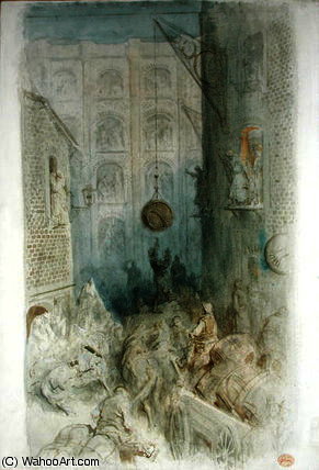 WikiOO.org - Encyclopedia of Fine Arts - Målning, konstverk Paul Gustave Doré - Warehouses, london