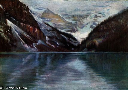 WikiOO.org - Encyclopedia of Fine Arts - Malba, Artwork Harold Copping - Lake louise