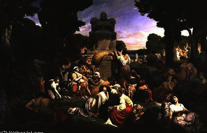 WikiOO.org - Encyclopedia of Fine Arts - Lukisan, Artwork Henri Pierre Picou - Homage to Nature