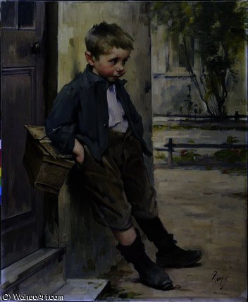 WikiOO.org - Encyclopedia of Fine Arts - Maalaus, taideteos Henri Jules Jean Geoffroy Dit Geo - Out of the Game