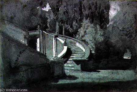 WikiOO.org - Енциклопедія образотворчого мистецтва - Живопис, Картини
 Hercules Brabazon Brabazon - Villa d'Este
