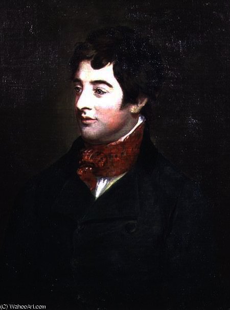 WikiOO.org - Εγκυκλοπαίδεια Καλών Τεχνών - Ζωγραφική, έργα τέχνης Hugh Douglas Hamilton - Portrait of Lord Edward Fitzgerald Irish nationalist politician