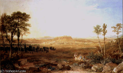 Wikioo.org - The Encyclopedia of Fine Arts - Painting, Artwork by Hugh William Williams - View of Athens