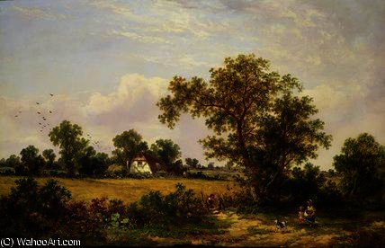 WikiOO.org - Güzel Sanatlar Ansiklopedisi - Resim, Resimler James Edwin Meadows - Essex landscape