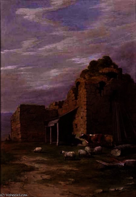 WikiOO.org - Εγκυκλοπαίδεια Καλών Τεχνών - Ζωγραφική, έργα τέχνης James William Giles - Colqhouny castle