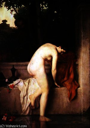 Wikioo.org - The Encyclopedia of Fine Arts - Painting, Artwork by Jean Jacques Henner - Chaste susanna