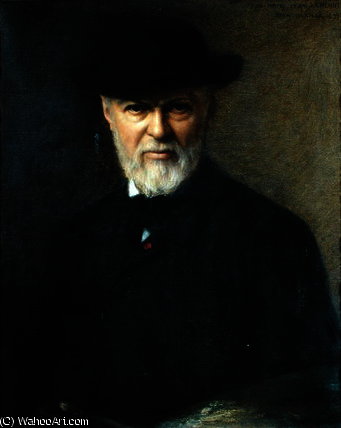 Wikioo.org - Die Enzyklopädie bildender Kunst - Malerei, Kunstwerk von Jean Jacques Henner - Porträt von Jean-Jacques Henner