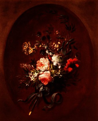 Wikioo.org - The Encyclopedia of Fine Arts - Painting, Artwork by Jean Louis Prevost - Bouquet of roses