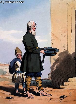 WikiOO.org - Енциклопедія образотворчого мистецтва - Живопис, Картини
 John Augustus Atkinson - Finland beggar