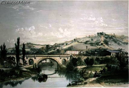 Wikioo.org - The Encyclopedia of Fine Arts - Painting, Artwork by John Cooke Bourne - St. James' Bridge and Station