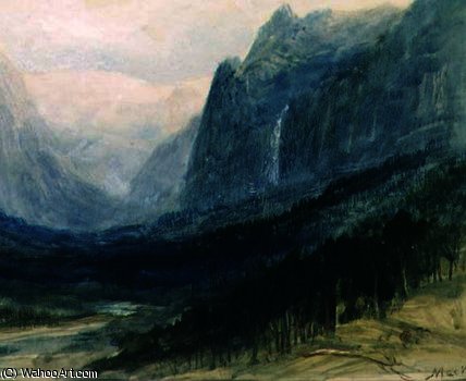 WikiOO.org - Enciclopédia das Belas Artes - Pintura, Arte por John Macwhirter - Yosemite valley, california