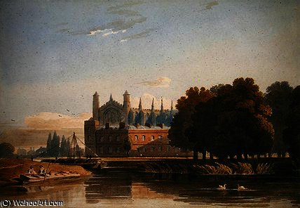 Wikioo.org - The Encyclopedia of Fine Arts - Painting, Artwork by John Varley I (The Older) - Eton from Crown Corner,