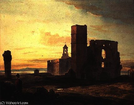 WikiOO.org - Enciclopedia of Fine Arts - Pictura, lucrări de artă John Varley I (The Older) - Holy island