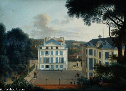Wikioo.org – L'Enciclopedia delle Belle Arti - Pittura, Opere di Joseph Augustus Knip - Maison de Buffon nel Jardin des Plantes