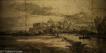 WikiOO.org - Εγκυκλοπαίδεια Καλών Τεχνών - Ζωγραφική, έργα τέχνης Joseph Farington - Windsor castle