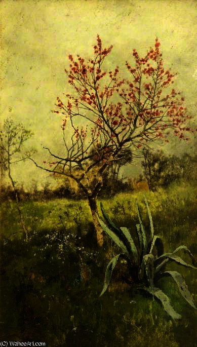Wikioo.org - The Encyclopedia of Fine Arts - Painting, Artwork by Karl Heffner - Almond blossom