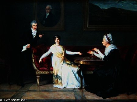 Wikioo.org - The Encyclopedia of Fine Arts - Painting, Artwork by Louis Gauffier - The Salucci family