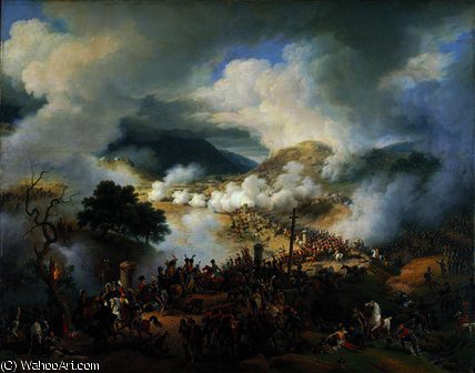 WikiOO.org - 백과 사전 - 회화, 삽화 Louis François Baron Lejeune - Battle of Somosierra, November 30th