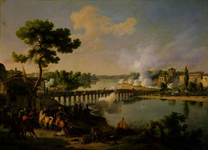 WikiOO.org - 백과 사전 - 회화, 삽화 Louis François Baron Lejeune - General Bonaparte Giving Orders at the Battle