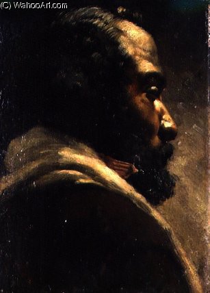 Wikioo.org - The Encyclopedia of Fine Arts - Painting, Artwork by Matthijs Maris - Head of a Negro