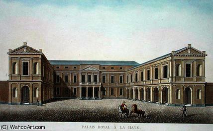 WikiOO.org - 백과 사전 - 회화, 삽화 Pierre Jacques Goetghebuer - Palais royal, the hague