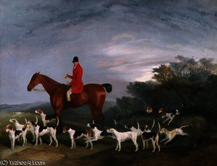 WikiOO.org - Енциклопедія образотворчого мистецтва - Живопис, Картини
 Richard Barrett Davis - Out hunting,