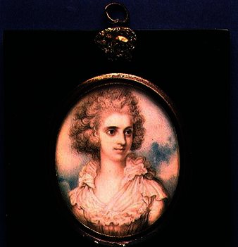 WikiOO.org - Enciklopedija dailės - Tapyba, meno kuriniai Richard Cosway - Portrait of an unknown lady