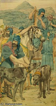 Wikioo.org - สารานุกรมวิจิตรศิลป์ - จิตรกรรม Richard Dadd - Hunting scene