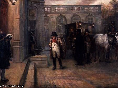 WikiOO.org - Enciklopedija likovnih umjetnosti - Slikarstvo, umjetnička djela Robert Alexander Hillingford - Napoleon after Waterloo