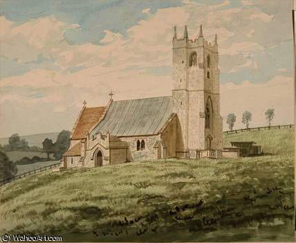 Wikioo.org - The Encyclopedia of Fine Arts - Painting, Artwork by Robert Kemm - Imber church