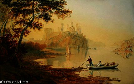 Wikioo.org - The Encyclopedia of Fine Arts - Painting, Artwork by Samuel Jackson - Conway castle