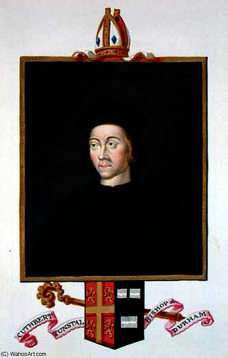 WikiOO.org - Encyclopedia of Fine Arts - Schilderen, Artwork Sarah Countess Of Essex - Portrait of Cuthbert Tunstall )