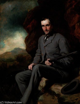 WikiOO.org - Encyclopedia of Fine Arts - Maleri, Artwork Francis Grant - Portrait of Hugo Francis Meynell Ingram