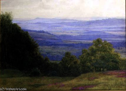 Wikioo.org - The Encyclopedia of Fine Arts - Painting, Artwork by Frank Dicksee - From Kings Ley Green near Haslemere