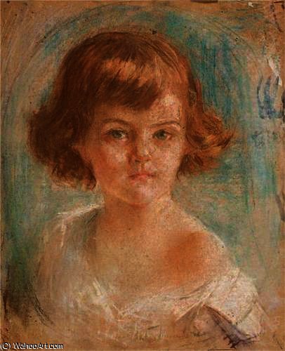 WikiOO.org - אנציקלופדיה לאמנויות יפות - ציור, יצירות אמנות Thalia Flora Karavia - Young girl