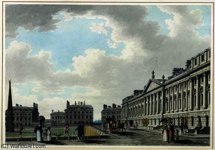WikiOO.org - Enciclopedia of Fine Arts - Pictura, lucrări de artă Thomas Malton Junior - Queen's square