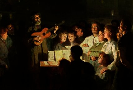 Wikioo.org - The Encyclopedia of Fine Arts - Painting, Artwork by Victor Gabriel Gilbert - The song seller