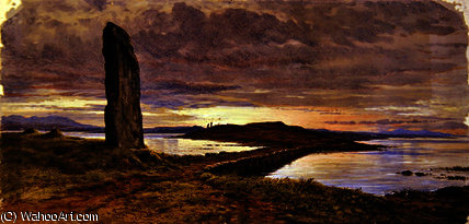 WikiOO.org - Енциклопедія образотворчого мистецтва - Живопис, Картини
 Waller Hugh Paton - The Bridge of Broigas