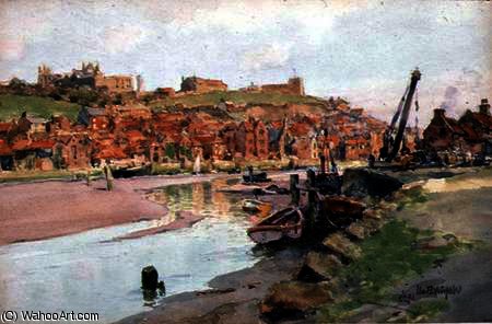 Wikioo.org - The Encyclopedia of Fine Arts - Painting, Artwork by Wilfrid Williams Ball - Rosy evening, whitby