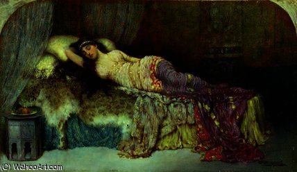 Wikioo.org - The Encyclopedia of Fine Arts - Painting, Artwork by William Arthur Breakspeare - Sleeping beauty