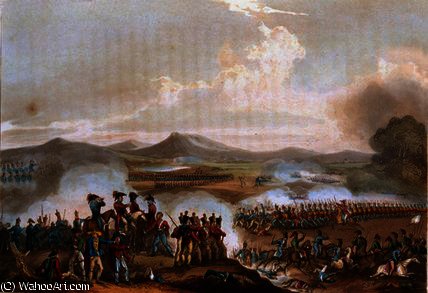 Wikioo.org - The Encyclopedia of Fine Arts - Painting, Artwork by William Heath - Battle of Talavera