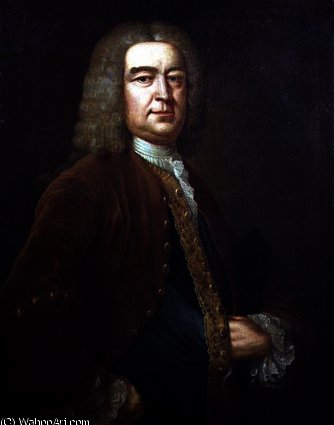 Wikioo.org - สารานุกรมวิจิตรศิลป์ - จิตรกรรม William Hoare - Portrait of Henry Pelham Prime Minister, c.1743