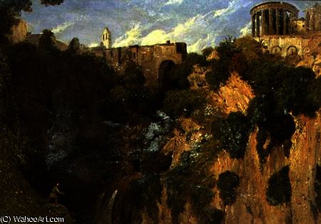 Wikioo.org - The Encyclopedia of Fine Arts - Painting, Artwork by William Leighton Leitch - The Temple of the Sibyl