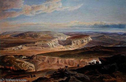 WikiOO.org - Encyclopedia of Fine Arts - Malba, Artwork William Simpson - The Ruins of Inkerman