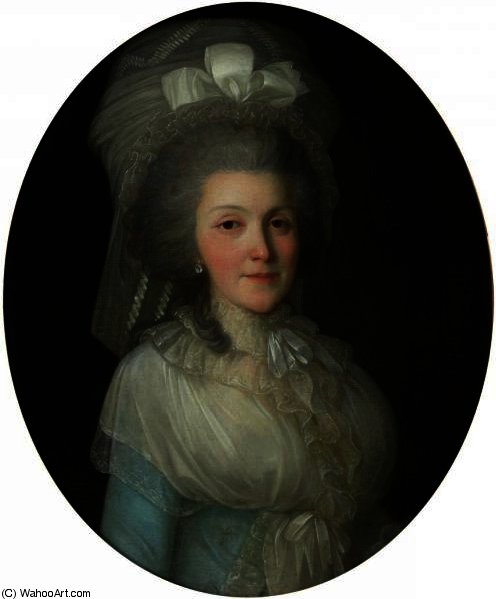WikiOO.org - Encyclopedia of Fine Arts - Malba, Artwork Fyodor Stepanovich Rokotov - Portrait of Catherine Alekseevna Golitsyna