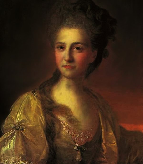 WikiOO.org - Enciclopedia of Fine Arts - Pictura, lucrări de artă Fyodor Stepanovich Rokotov - Unknown lady in yellow