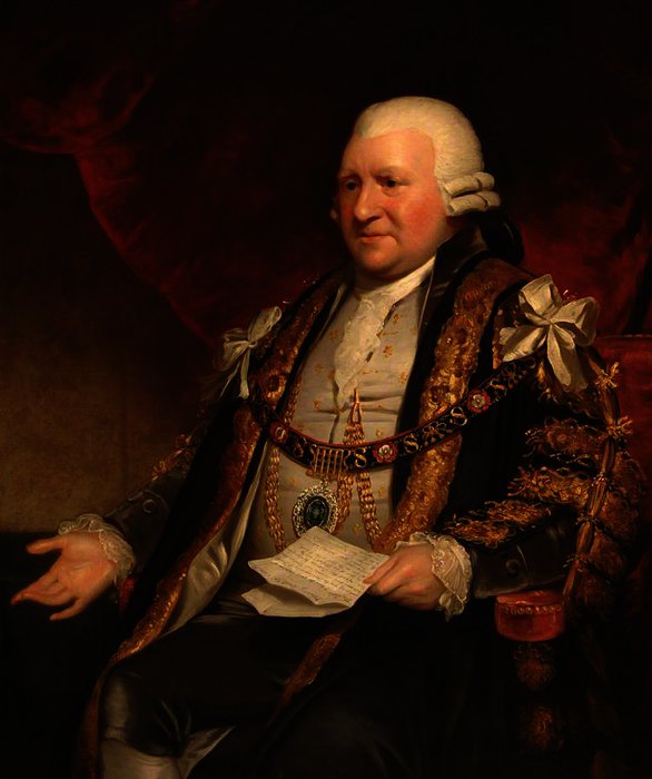 Wikioo.org - Encyklopedia Sztuk Pięknych - Malarstwo, Grafika William Beechey - Sir William Staines, Lord Mayor of London