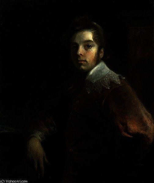 WikiOO.org - אנציקלופדיה לאמנויות יפות - ציור, יצירות אמנות Andrew Geddes - Self portrait