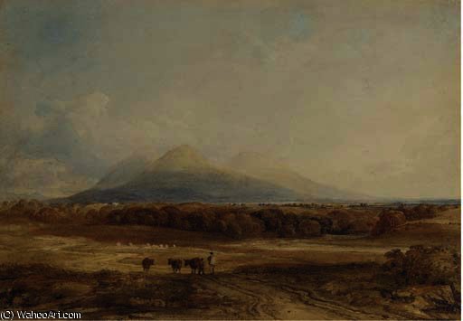 WikiOO.org - Енциклопедія образотворчого мистецтва - Живопис, Картини
 Anthony Vandyke Copley Fielding - Droving cattle